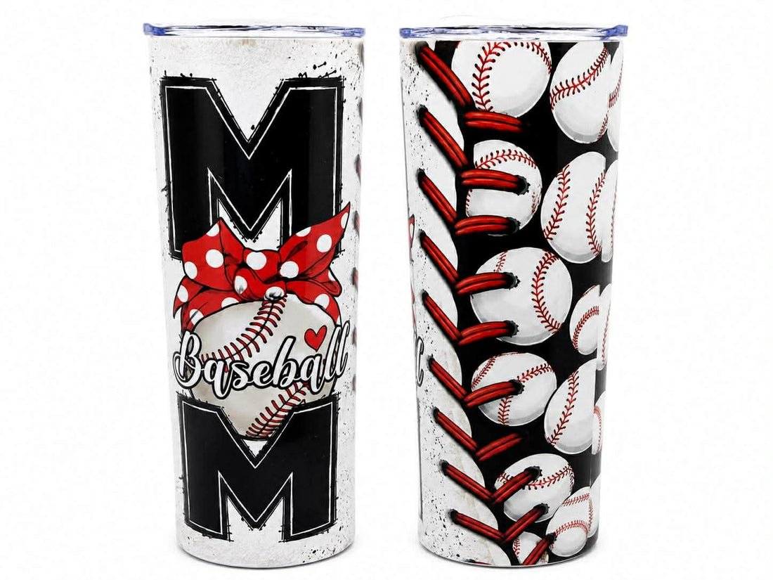 Baseball Mom 20oz Skinny Tumbler