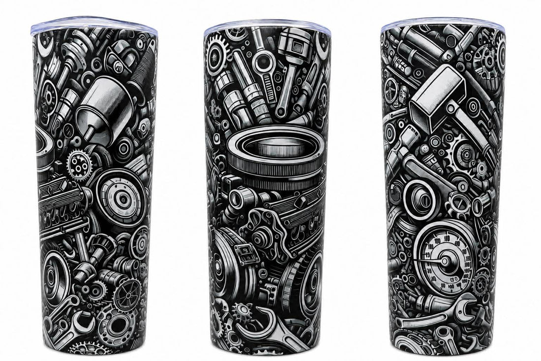 Mechanic Tools 20oz Skinny Tumbler