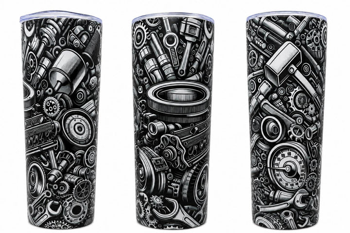 Mechanic Tools 20oz Skinny Tumbler