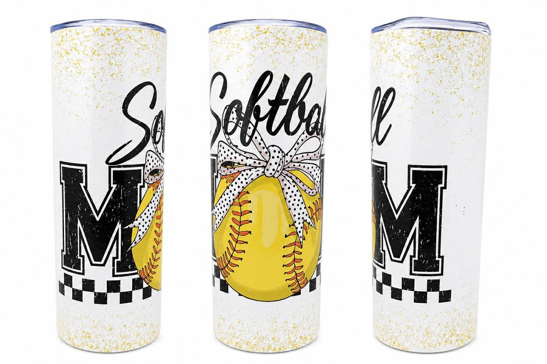 Softball Mom 20oz Skinny Tumbler